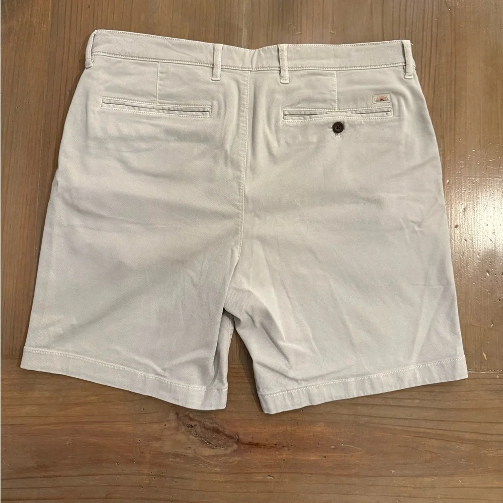 Faherty Coastline Chino Shorts Sz35 8” inseam NWOT